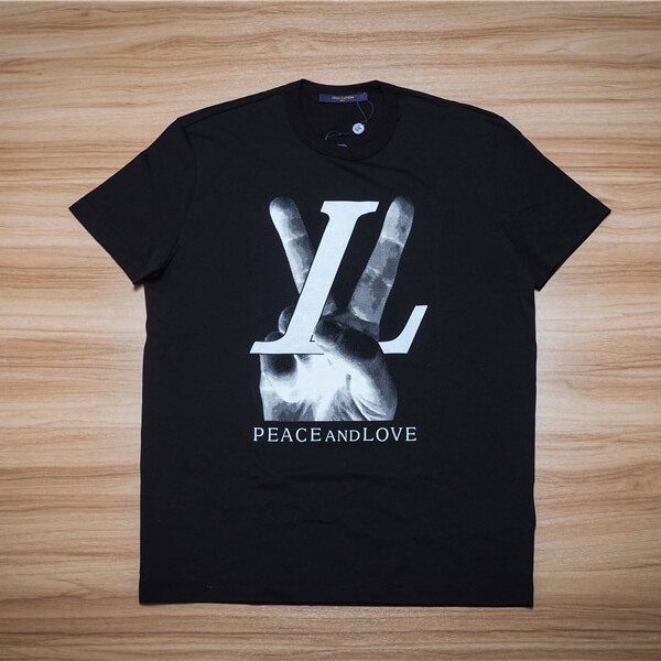 LOUIS VUITTON ルイヴィトン Tシャツ ピースアンドラヴ-