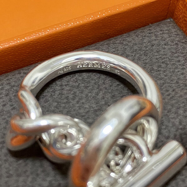 エルメス　リング　HERMES ヴィンテージ　天然石　ストーン　マルジェラ期 VINTAGE HERMES] ヴィンテージエルメスのカルドセニーリング