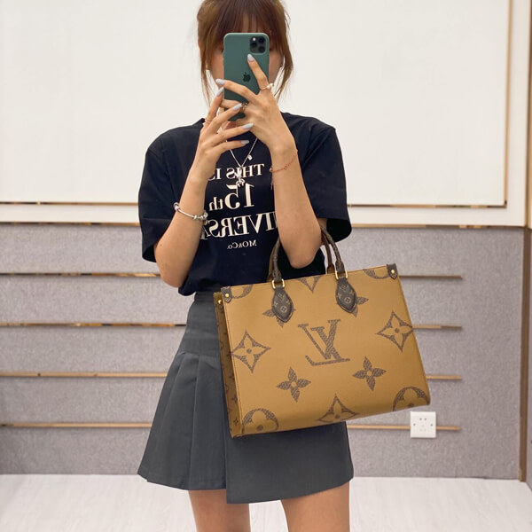 超話題 【ルイヴィトン ショルダーバッグ コピー】オンザゴーMM  