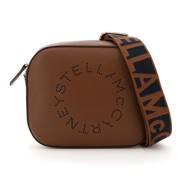 ステラマッカートニー ロゴトートバッグ　ブラウン STELLA McCARTNEY（ステラマッカートニー）の「Stella Logo