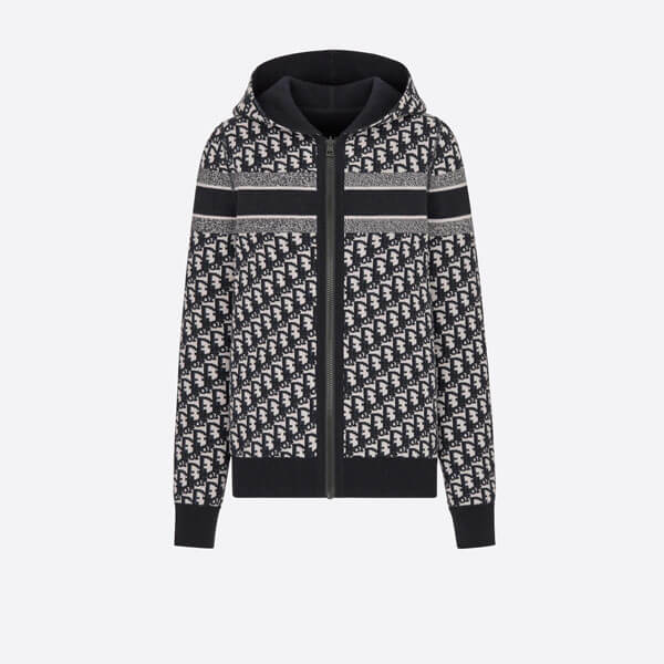 ディオー ディオール Oblique カシミア リバーシブル パーカー ディオー ディオール Oblique カシミア リバーシブル パーカー