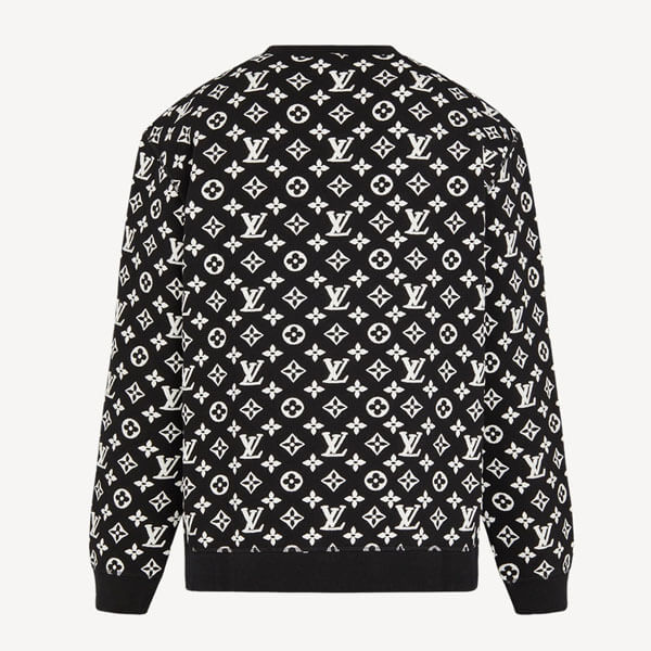 ルイヴィトン フルモノグラム ジャカード クルーネック 中古】<br