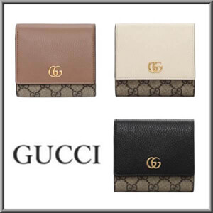 ☆GUCCI☆GGマーモント ミディアム ウォレット GUCCI グッチ レディース 財布 二つ折り財布 GGマーモント