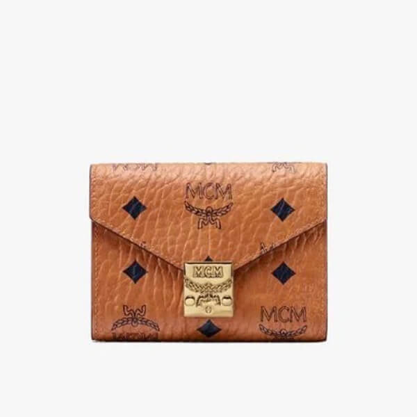 MCM エムシーエム　三つ折り財布　パトリシア　ヴィセトス MCM/エムシーエム/〈パトリシア〉三つ折り ヴィセトス