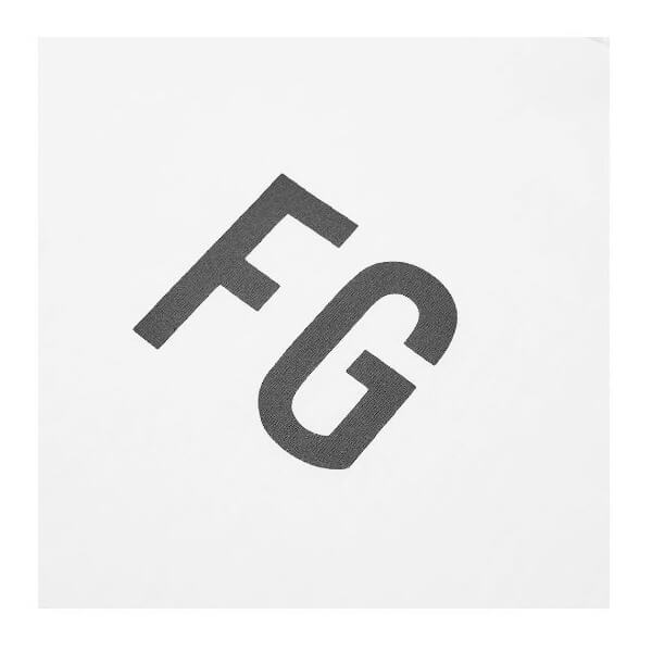 fear of god FGロゴ ロングスリーブ XL Fear of God Long Sleeve Tee-Shirt FG Logo Black RN 139190