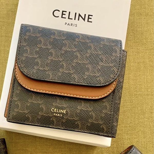大人気》【セリーヌ 財布 コピー】Double Flap Origami Wallet