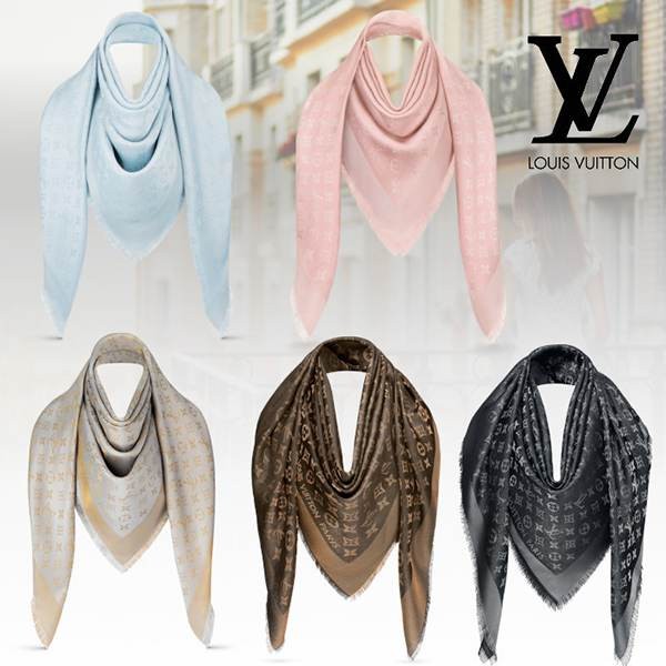 レア ヴィトン Louis Vuitton ショール モノグラム ABC｜レディース