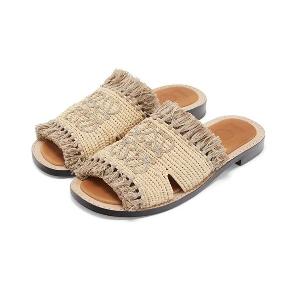 ロエベ サンダル コピー 】 ラフィア ミュール 21062317|スーパーコピー 