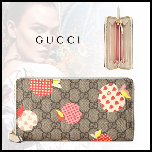 グッチ 長財布 レ ポム ジップアラウンド GGスプリーム 663924 GUCCI