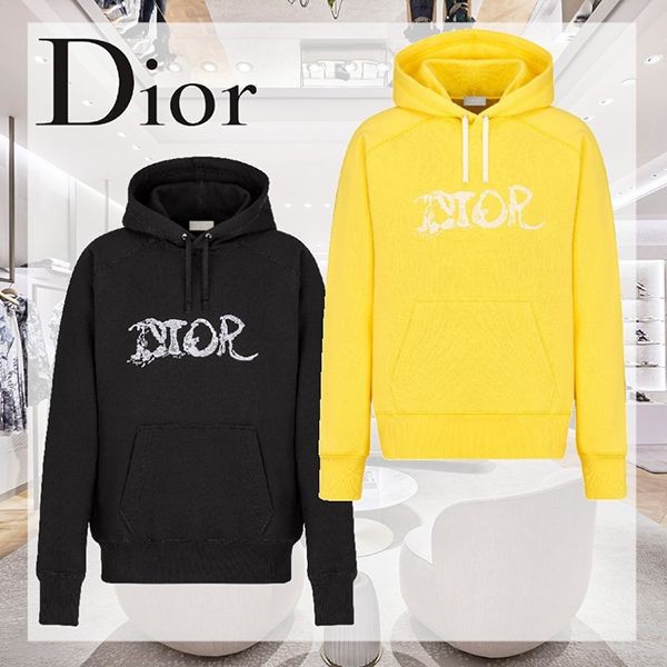 新作 ディオール パーカー コピー☆PETER DOIGコラボ フード付き 