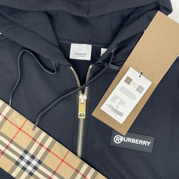 BURBERRY - BURBERRY バーバリー パーカー アームスリーブ ノバ