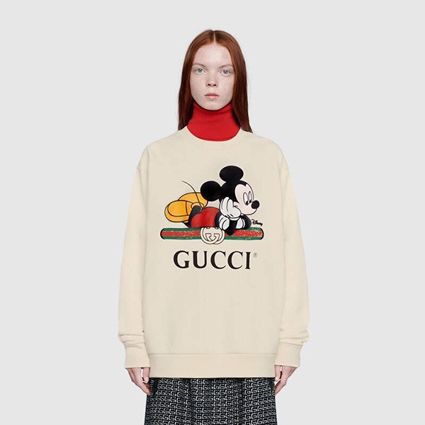 Disney x グッチ ミッキーマウス 偽物 オーバーサイズ