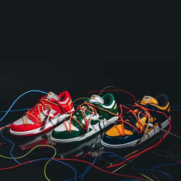 ダンク ミシガン 偽物！超入手困難 OFF-WHITE×ナイキ DUNK LOW  