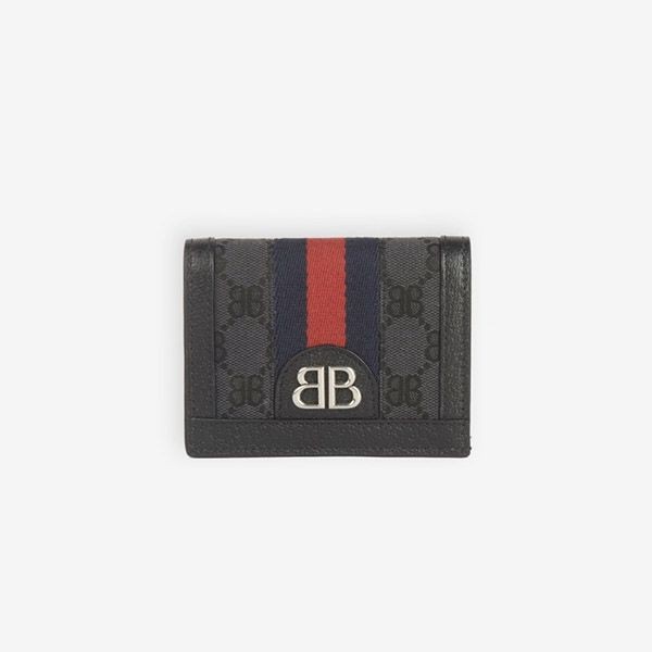 限定品】バレンシアガ x グッチ HACKER コインケース付 折り財布