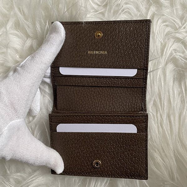 バレンシアガの財布 限定品】バレンシアガ x グッチ HACKER コインケース付 折り財布