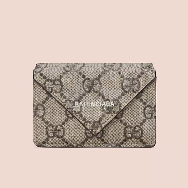 バレンシアガ x グッチ】 ハッカープロジェクト ミニ財布
