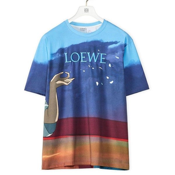 ロエベ 千と千尋の神隠し ハク Tシャツ コピー コットン