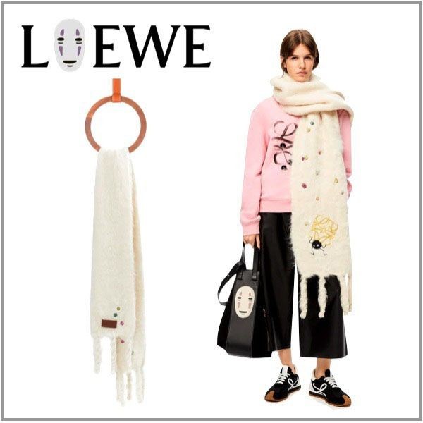 ロエベ マフラー 数回着用