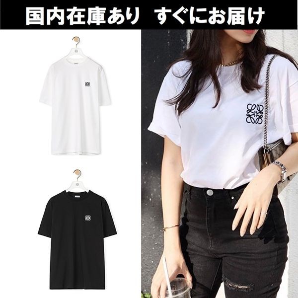 関税送料込】ロエベ アナグラム Tシャツ 偽物 S359Y22X12
