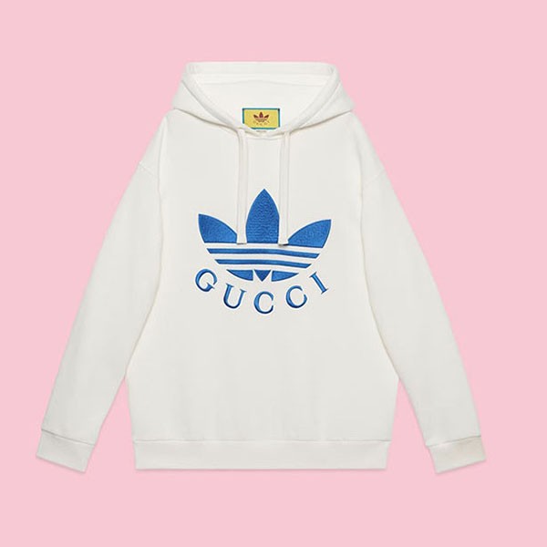 アディダス×グッチ スウェットシャツ オーバーサイズ パーカー アディダス×グッチ スウェットシャツ オーバーサイズ パーカー