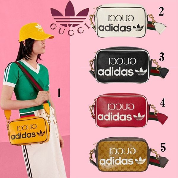 アディダス×グッチ 偽物 ユニセックス スモールショルダーバッグ アディダス×グッチ 偽物 ユニセックス スモールショルダーバッグ