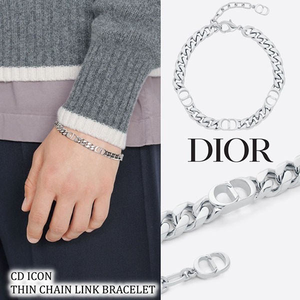 【プレゼントにも★】Dior 8 チェーンリンク ブレスレット DIOR | Dior 8 チェーンリンク ブレスレット 真鍮