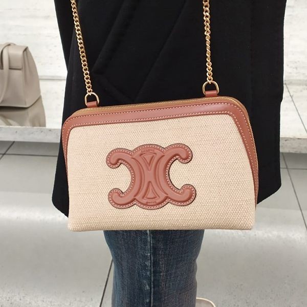 セリーヌ　ミニクラッチショルダー CELINE - セリーヌ CELINE ショルダーバッグ チェーン クラッチ