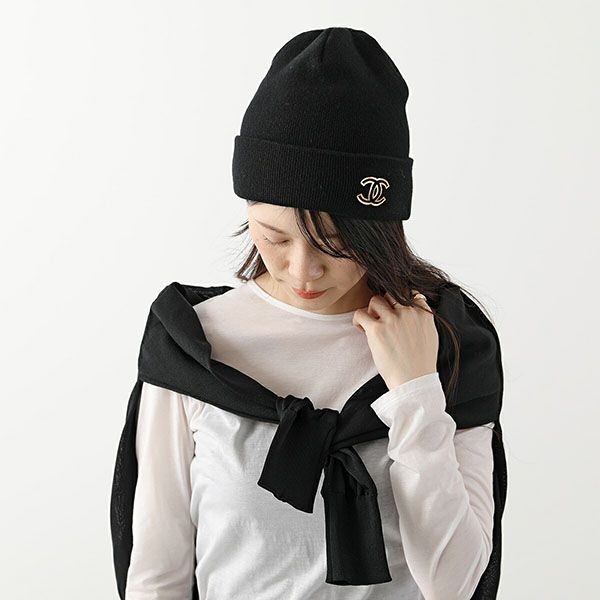シャネル ニット帽 コピー カシミヤ ニットキャップAA7629 シャネル ニット帽 コピー カシミヤ ニットキャップAA7629