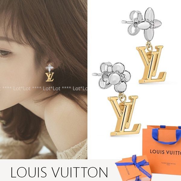 アシンメトリーなデザインが魅力的♪【Louis Vuitton】ピアス アシンメトリーなデザインが魅力的♪【Louis Vuitton】ピアス