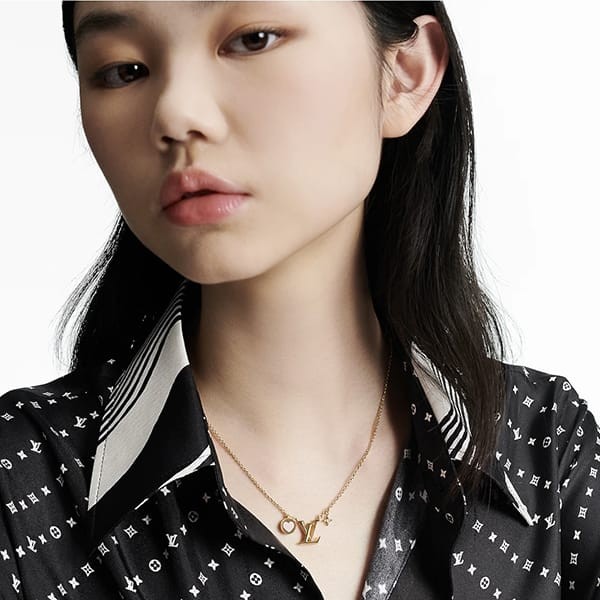 【LVアイコニック】Louis Vuitton ハート ネックレス LOUIS VUITTON ルイ・ヴィトン LV アイコニック ハート