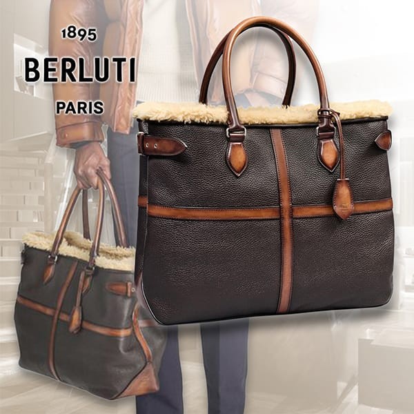 超希少！ベルルッティ 偽物 Toujours XL ディアスキン トートバッグ  