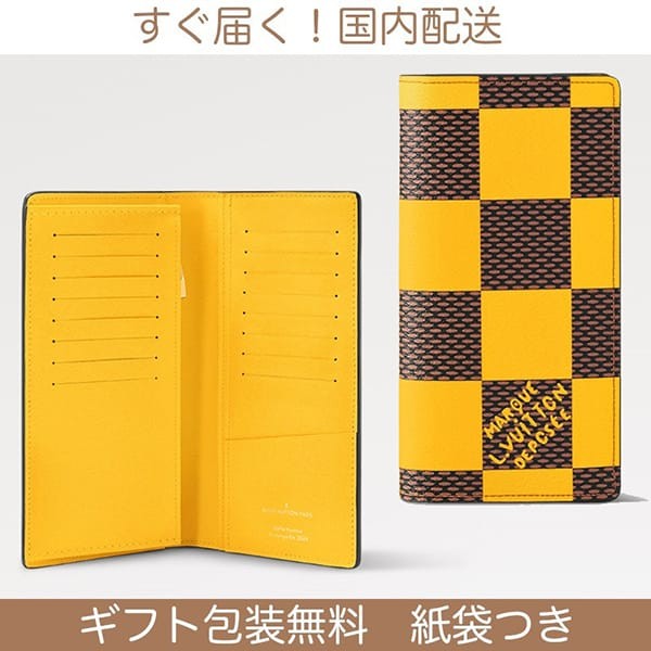 ルイ・ヴィトン ポルトフォイユ・ブラザNM N40541 ルイ ヴィトン ダミエ ポルトフォイユ ブラザ NM N40541 レザー