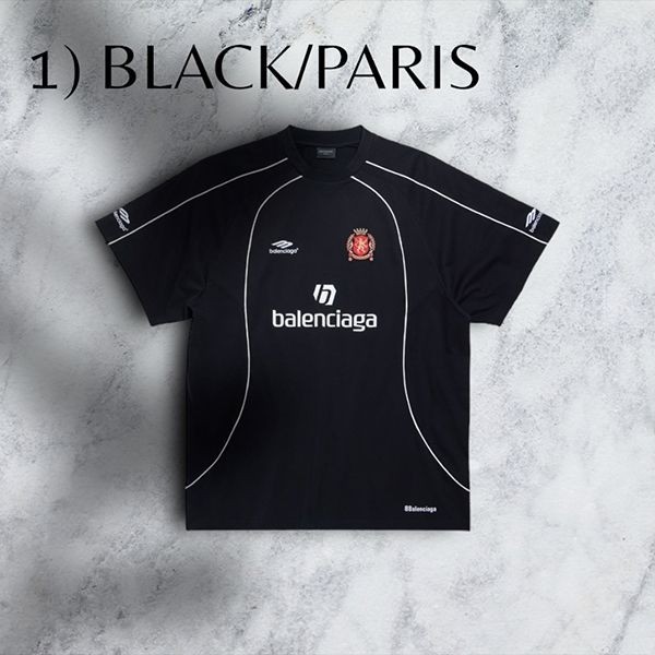 新色登場☆バレンシアガ SOCCER T-SHIRT 偽物ユニフォームT