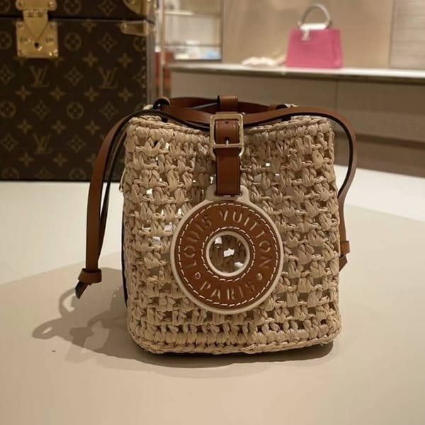 【夏にピッタリ♪】Louis Vuitton ノエ・パース 2WAY 新デザイン】ルイヴィトン☆ノエ・パース 2WAY かごバッグ