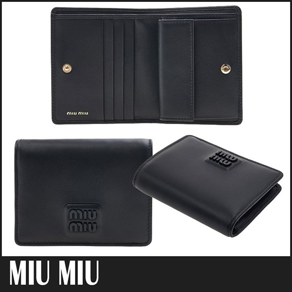 コンパクトなのに実用的♪】ミュウミュウ ミニ財布 (MiuMiu