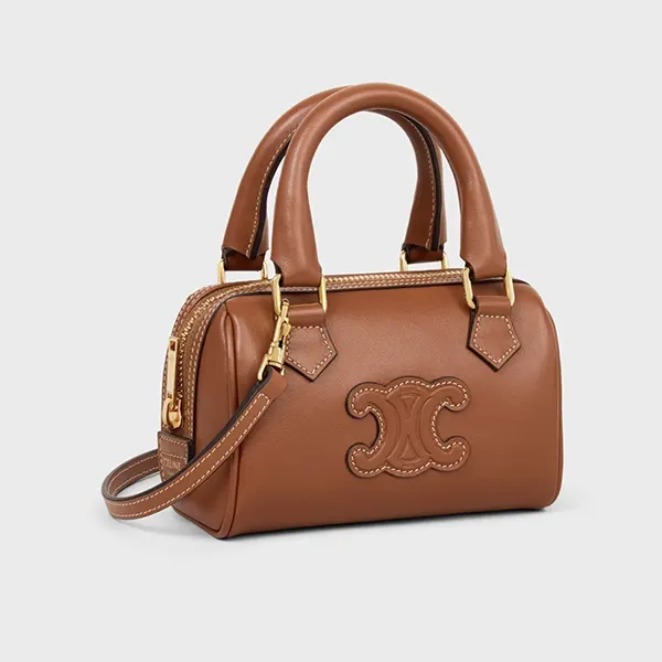 新作 希少 限定 CELINE スモール ボストン スムースカーフスキン