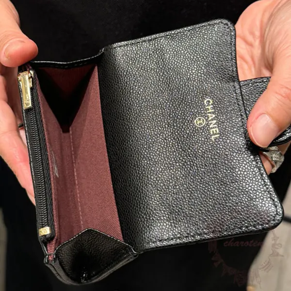 【CHANEL】ジップコンパートメント付 カード/コインケース シャネル ジップコンパートメント付 カード コインケース AP4096