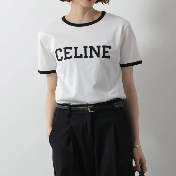 日本よりお得に！セリーヌ レギュラー Tシャツ 偽物 コットン