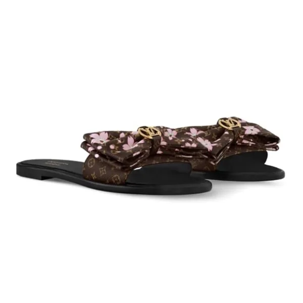 【LOUIS VUITTON】LVx村上隆コラボ ☆ Mule plate Lily サンダル 村上隆コラボ第二弾】ルイヴィトン☆Lily☆サンダル コピー