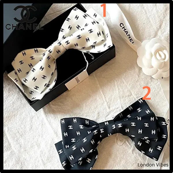 25S◆レディに♪◆CHANEL パイル リボン バレッタ CCマーク org.jpg