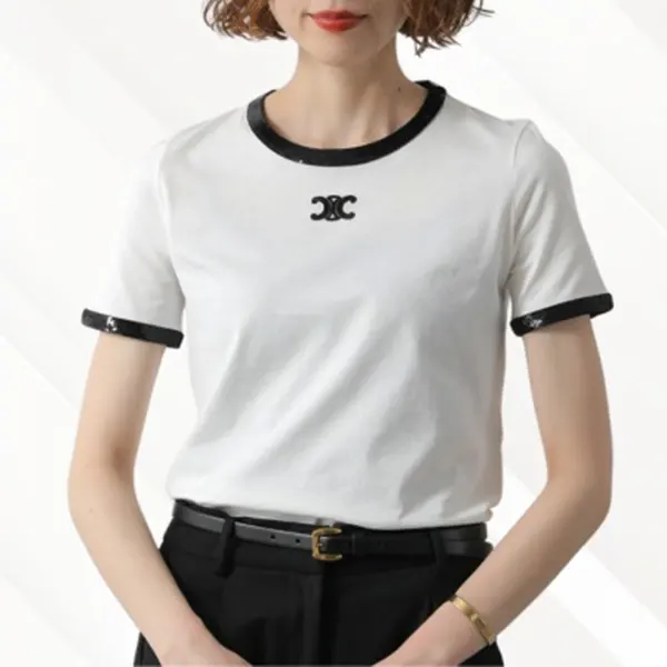 セリーヌ CELINE CELINE Tシャツ 2X04I671Q 半袖 トリオンフ