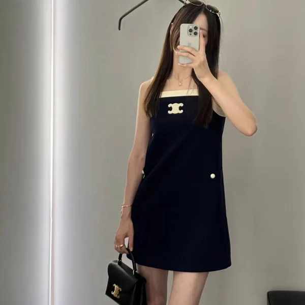 セリーヌワンピース セリーヌ ワンピース ブラック レディース CELINE 2R07J353F