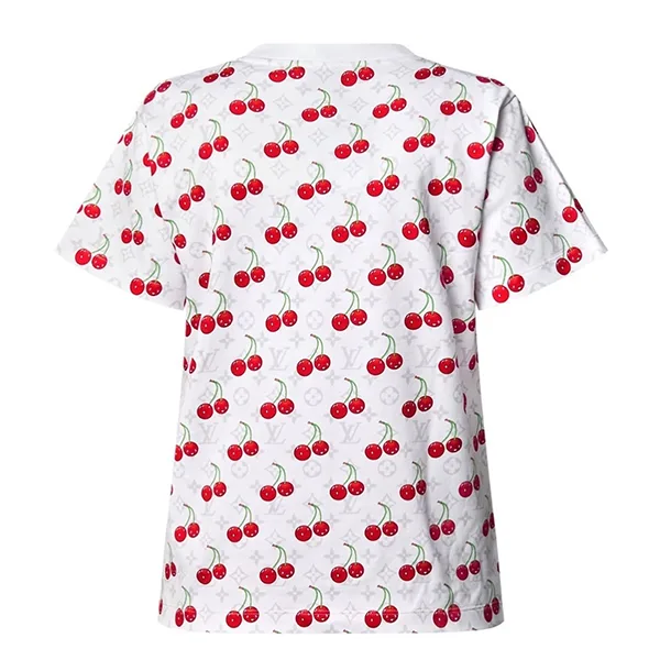 コラボ限定の魅力♪2色】ルイヴィトン ロゴTシャツ 偽物