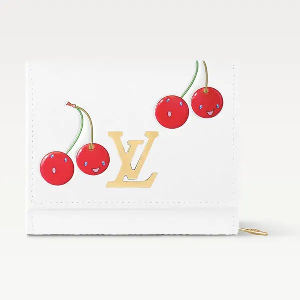 【村上隆コラボ】Louis Vuitton ポルトフォイユ カプシーヌ 財布 LOUIS VUITTON ルイヴィトン LV × TM 村上隆 ポルトフォイユ