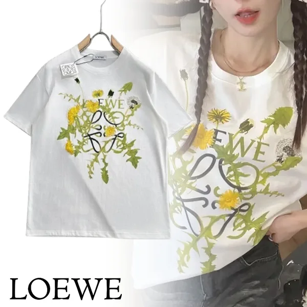 新作即納【LOEWE】タンポポ ダンデライオン アナグラム Tシャツ org.jpg