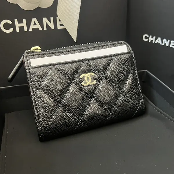 新色登場☆シャネル ミニ フラグメントケース カードケース 財布 AP4893