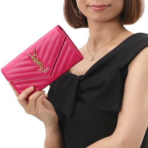 サンローランパリコピー長財布 Bow01 5623 モノグラムme サンローラン リップスティックフューシャ 15年春夏新作 レディース スーパーコピー優良サイトburando777